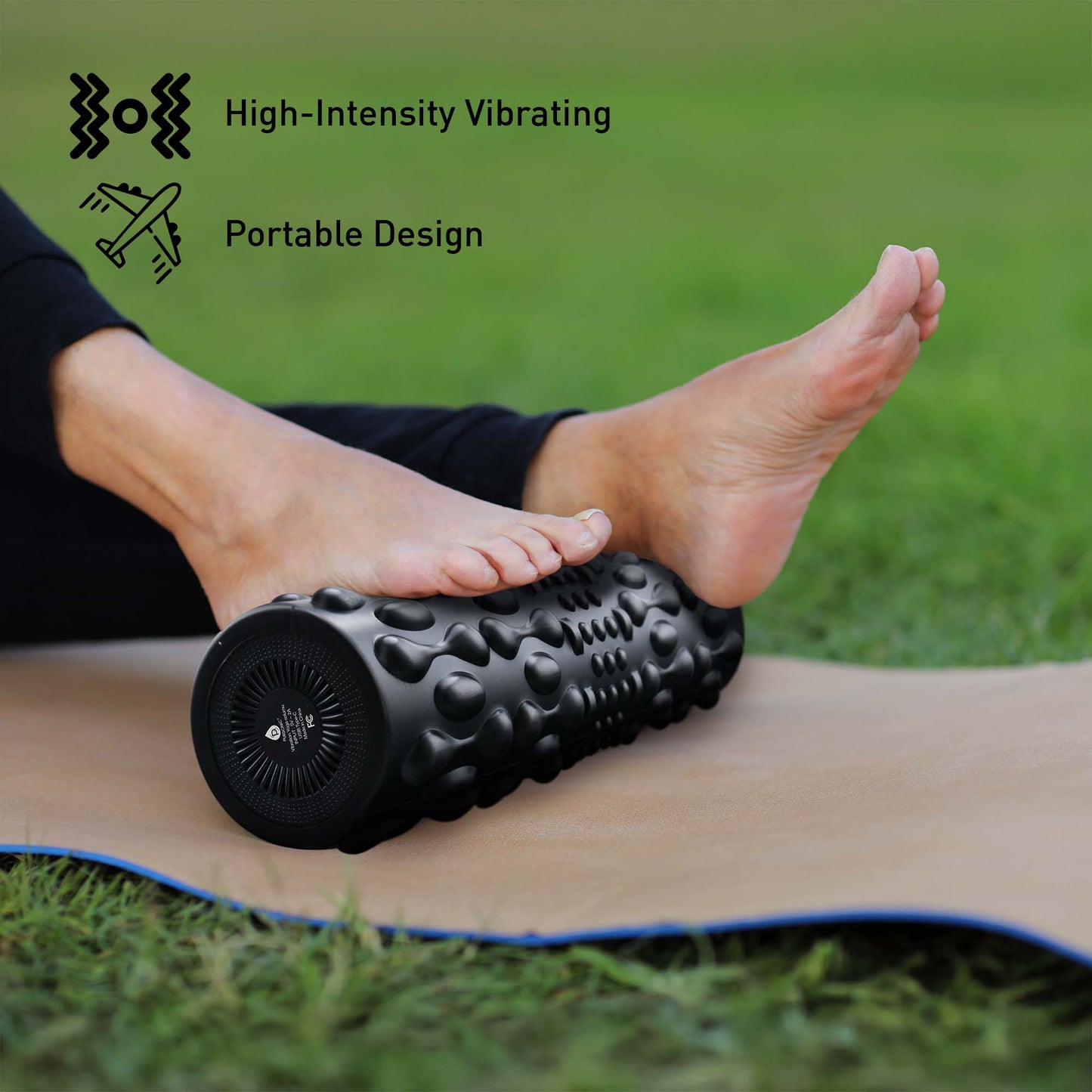 Muscle Relief Bundle: Vibrating Foam Roller plus Neck and Shoulder Stretcher