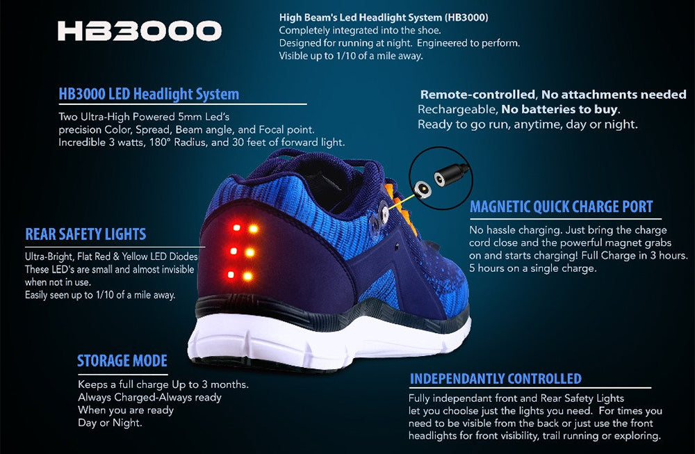 Night Beam Men's Runner Shoes